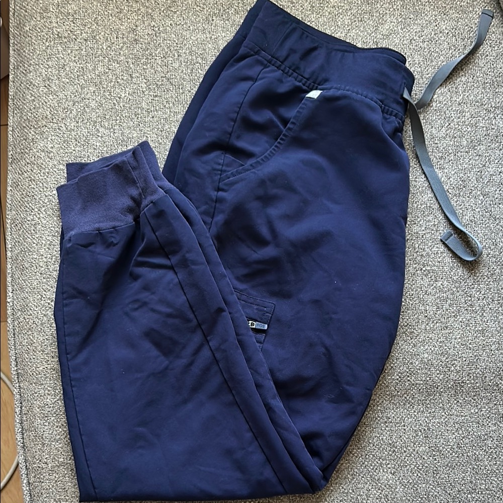 Figs Navy Jogger Scrub Pants